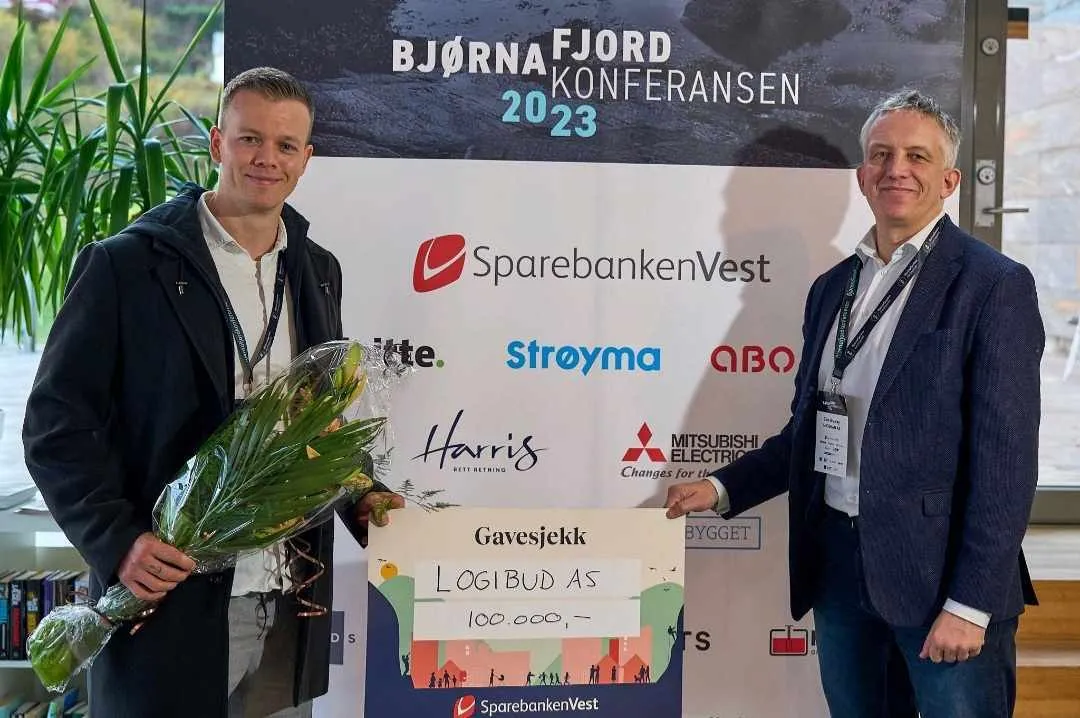Benjamin Bruarøy og Cato Bruarøy på Bjørnafjordkonferansen (Foto: Hans Egil Brekke)